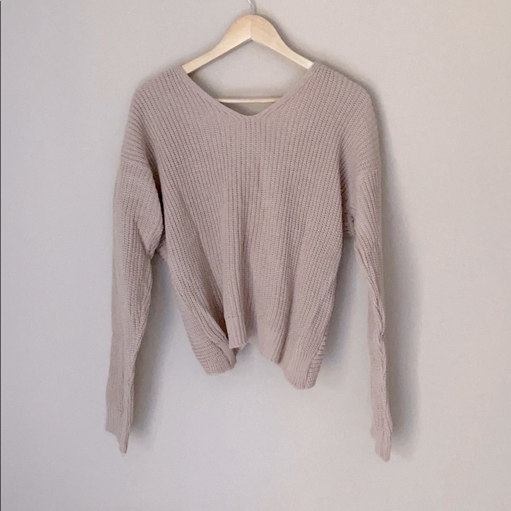 Twist Back Sweater - Picture 4 of 8